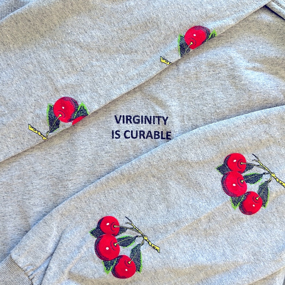 Good worth “Virginity is curable” vintage shirt